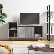 Tv-meubel 100x35x55 cm grijs sonoma eiken bewerkt hout