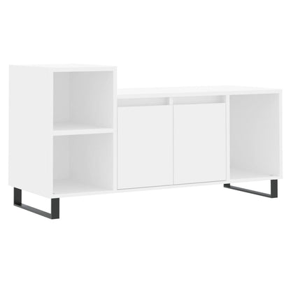 Tv-Meubel 00X35X55 Cm Bewerkt Hout Wit