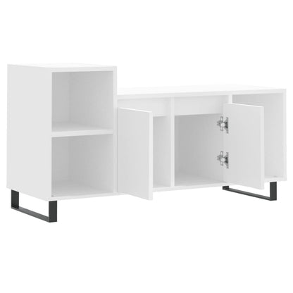 Tv-Meubel 00X35X55 Cm Bewerkt Hout Wit