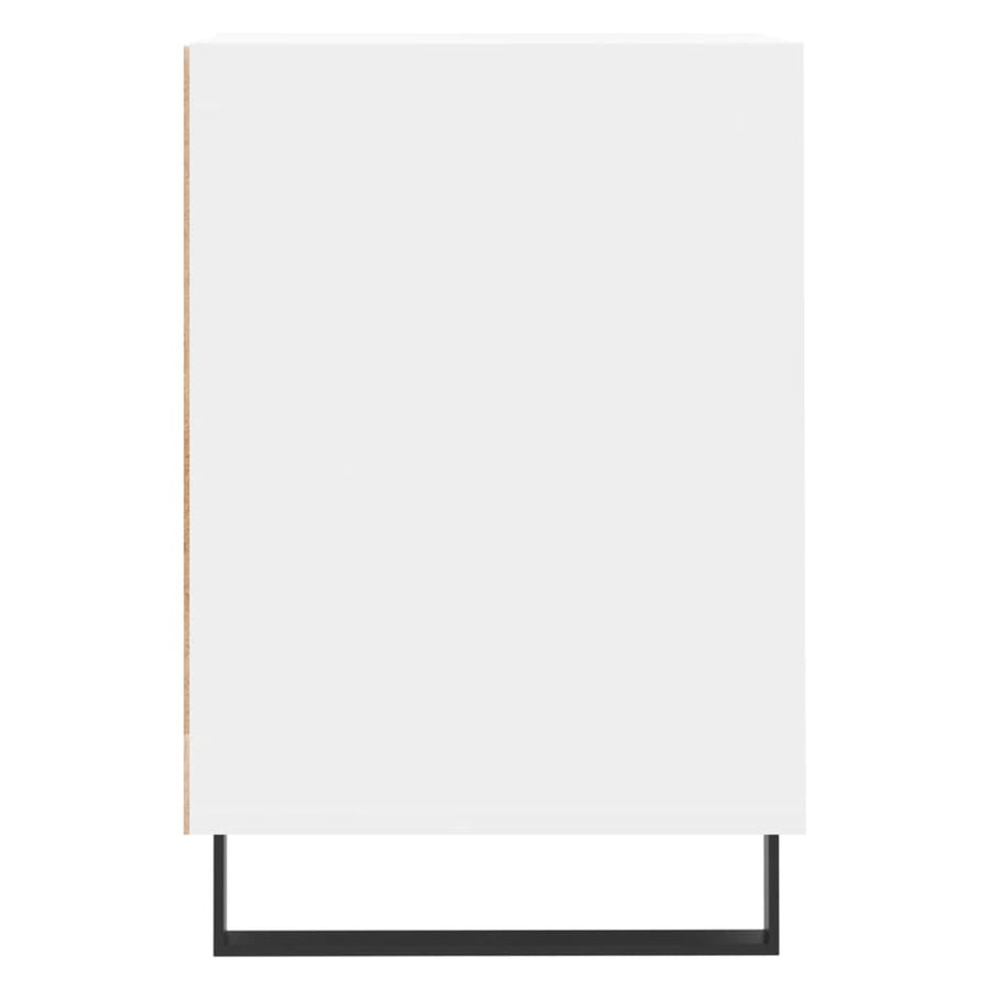 Tv-Meubel 00X35X55 Cm Bewerkt Hout Wit