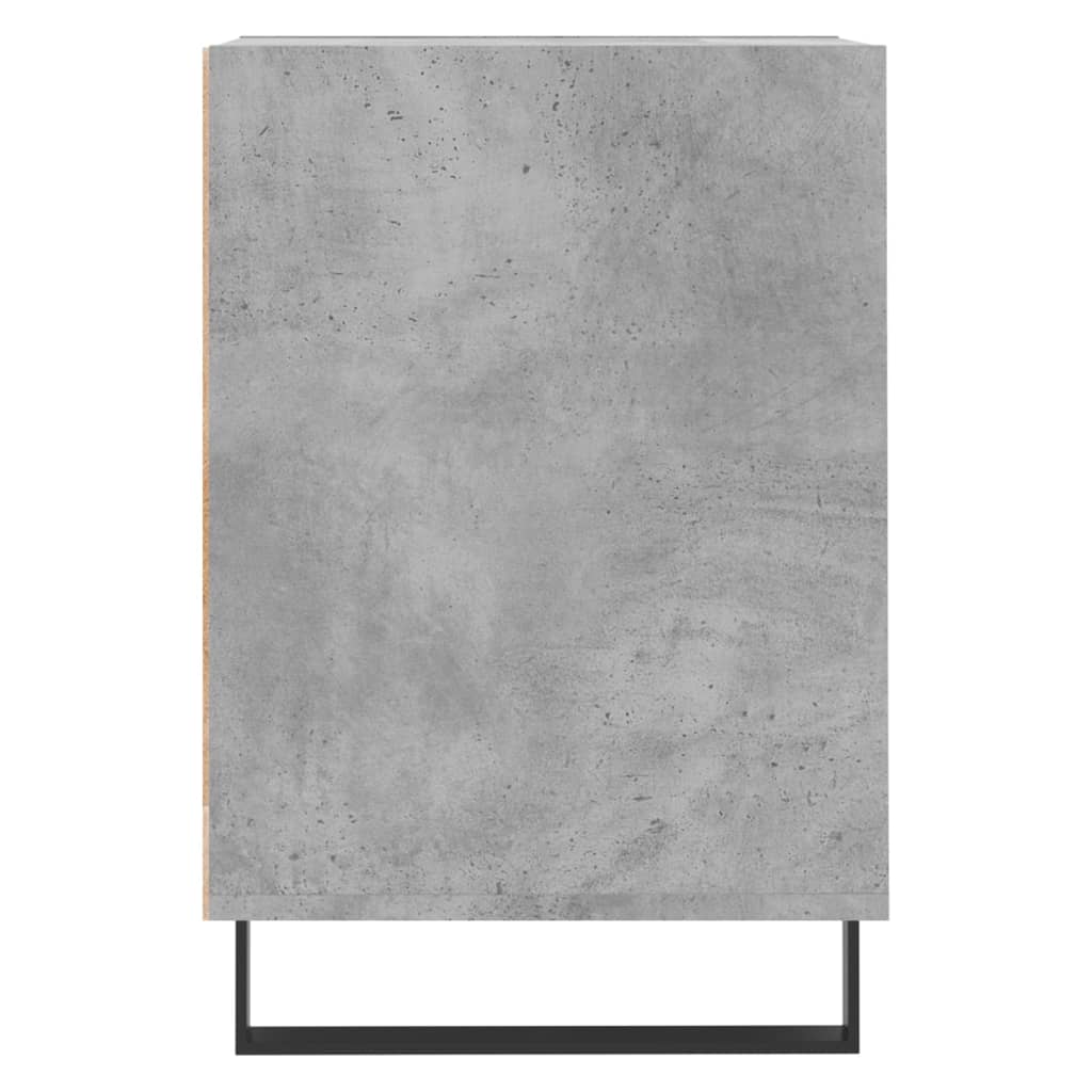 Tv-Meubel 00X35X55 Cm Bewerkt Hout Betongrijs
