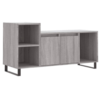 Tv-Meubel 00X35X55 Cm Bewerkt Hout Eikenkleurig Grijs sonoma