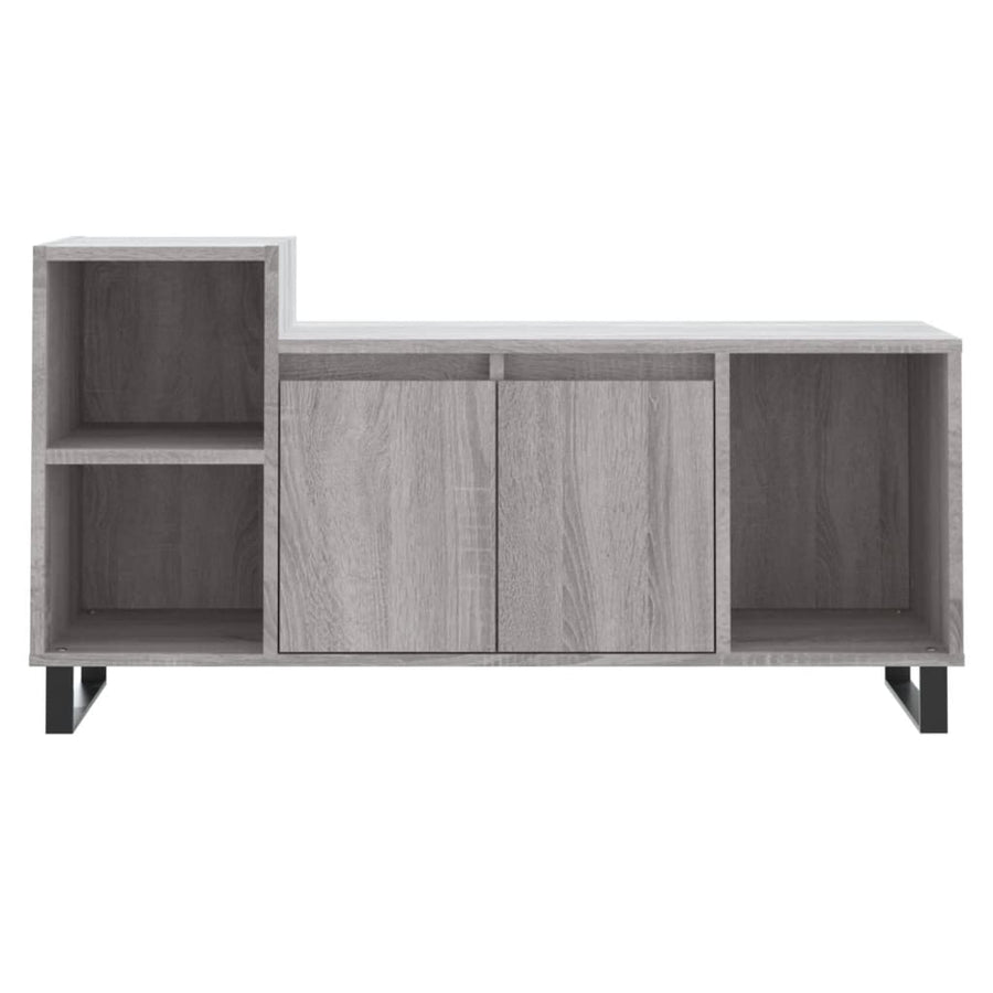 Tv-Meubel 00X35X55 Cm Bewerkt Hout Eikenkleurig Grijs sonoma