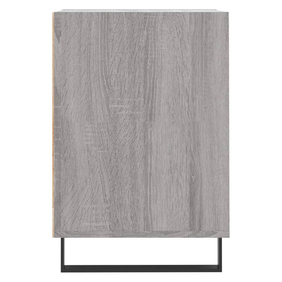 Tv-Meubel 00X35X55 Cm Bewerkt Hout Eikenkleurig Grijs sonoma
