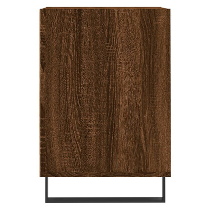 Tv-Meubel 00X35X55 Cm Bewerkt Hout Bruin Eikenkleur Bruineiken