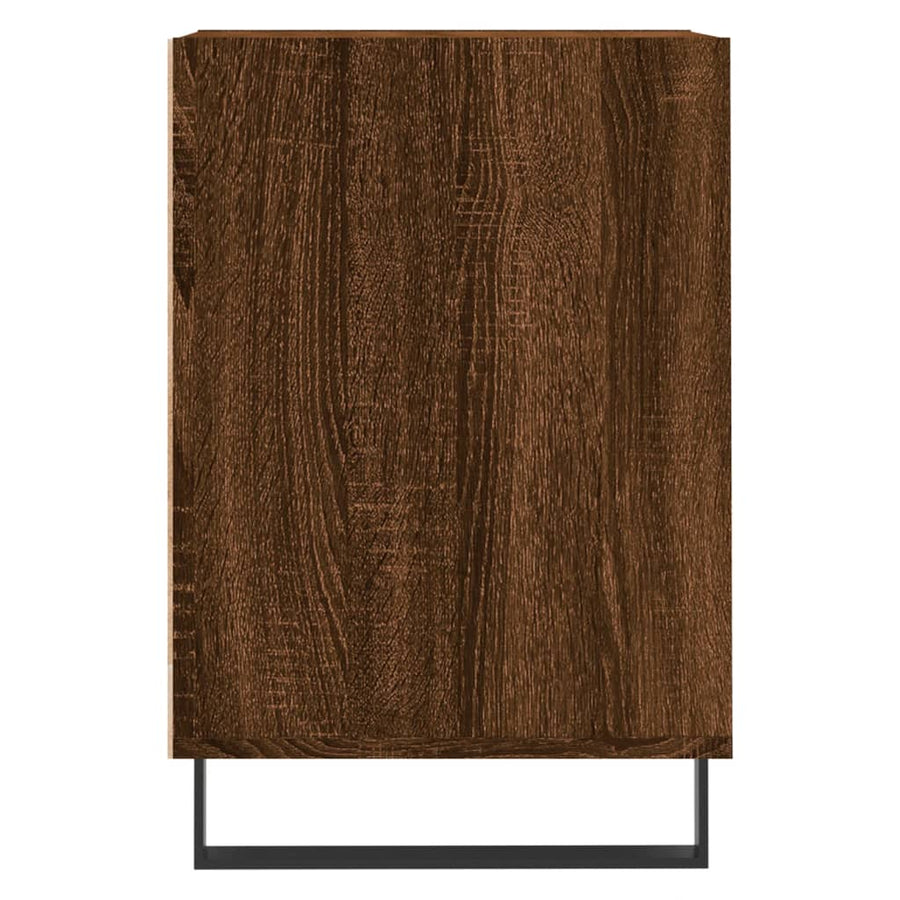 Tv-Meubel 00X35X55 Cm Bewerkt Hout Bruin Eikenkleur Bruineiken