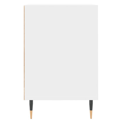 Tv-Meubel 160X35X55 Cm Bewerkt Hout Wit