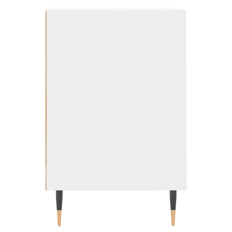 Tv-Meubel 160X35X55 Cm Bewerkt Hout Wit