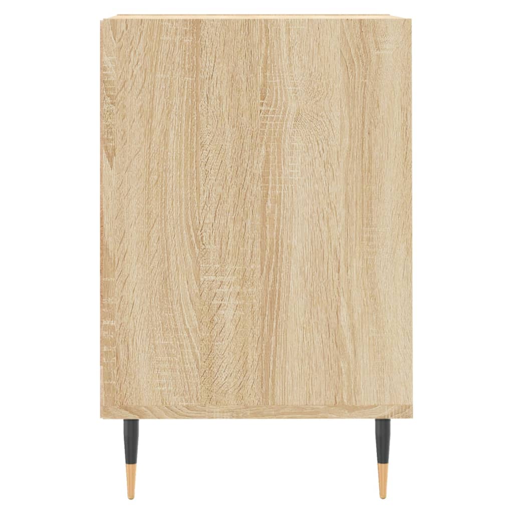 Tv-Meubel 160X35X55 Cm Bewerkt Hout Kleurig Sonoma eiken