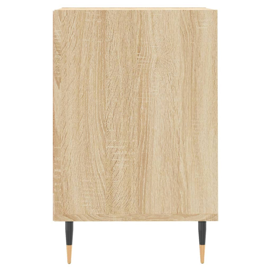 Tv-Meubel 160X35X55 Cm Bewerkt Hout Kleurig Sonoma eiken