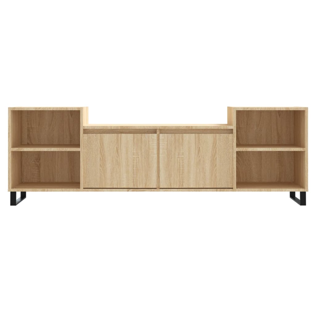 Tv-Meubel 60X35X55 Cm Bewerkt Hout Kleurig Sonoma eiken