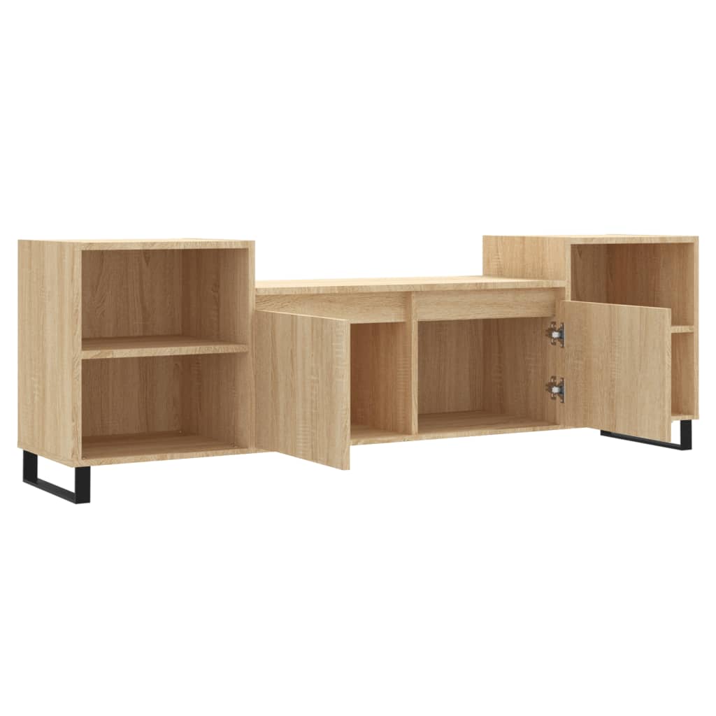 Tv-Meubel 60X35X55 Cm Bewerkt Hout Kleurig Sonoma eiken