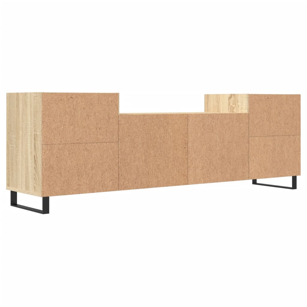 Tv-Meubel 60X35X55 Cm Bewerkt Hout Kleurig Sonoma eiken