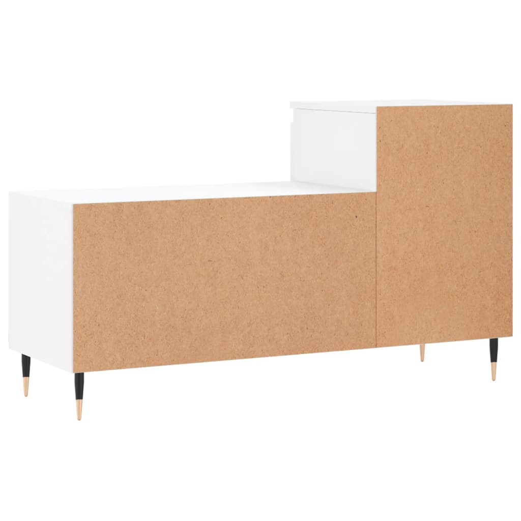 Schoenenkast 102X36X60 Cm Bewerkt Hout Wit