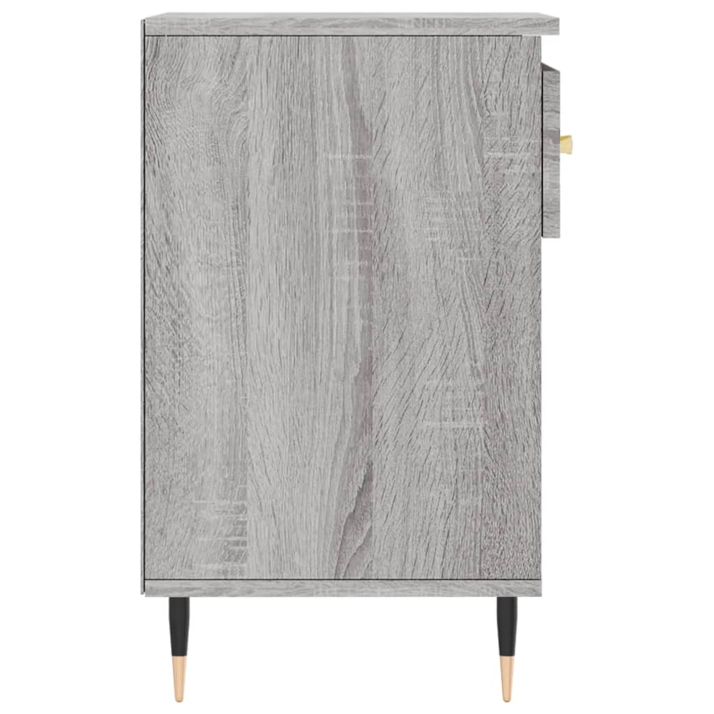 Schoenenkast 02X36X60 Cm Bewerkt Hout Sonoma Grijs Grijs sonoma