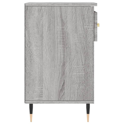 Schoenenkast 02X36X60 Cm Bewerkt Hout Sonoma Grijs Grijs sonoma