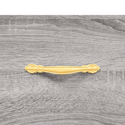 Schoenenkast 02X36X60 Cm Bewerkt Hout Sonoma Grijs Grijs sonoma