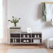 Schoenenkast 02X36X60 Cm Bewerkt Hout Sonoma Grijs Grijs sonoma