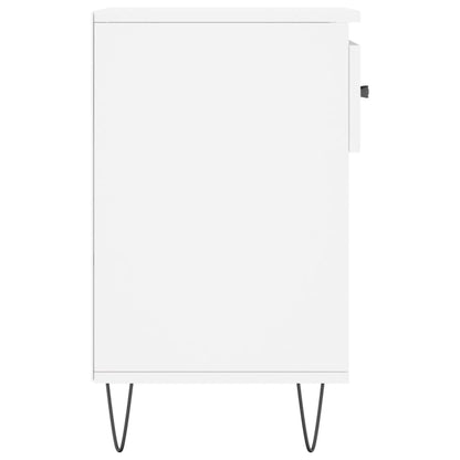 Schoenenkast 02X36X60 Cm Bewerkt Hout Wit