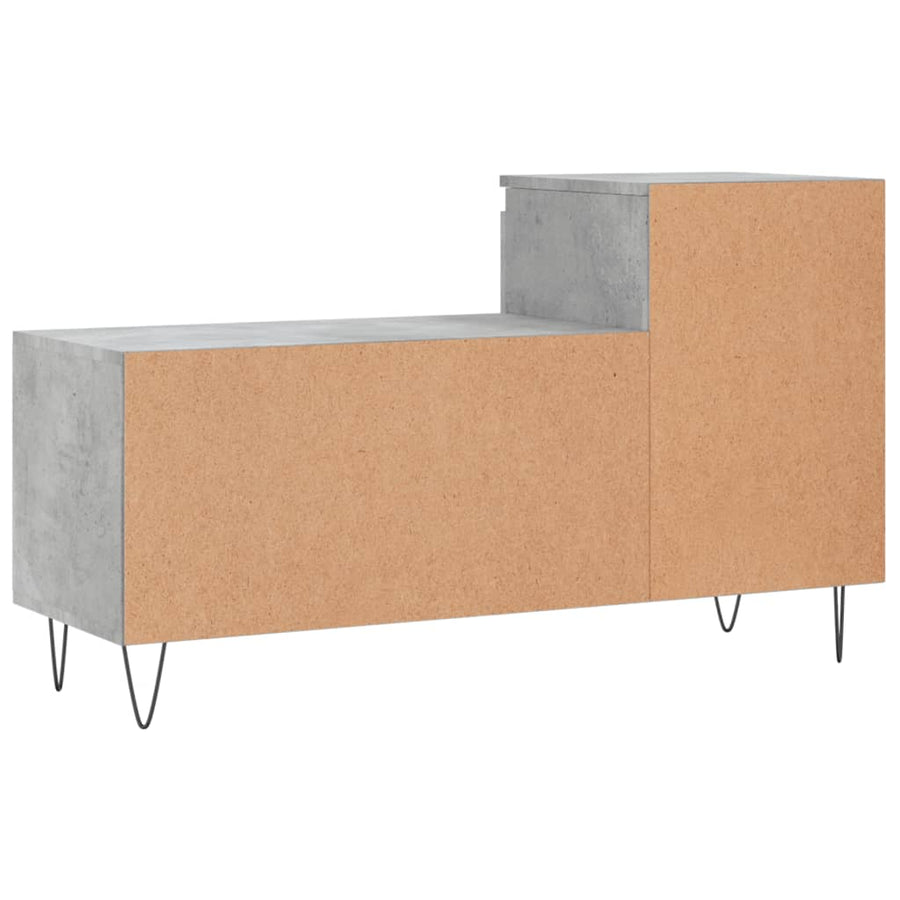 Schoenenkast 102X36X60 Cm Bewerkt Hout Betongrijs