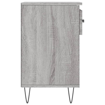 Schoenenkast 02X36X60 Cm Bewerkt Hout Sonoma Grijs Grijs sonoma
