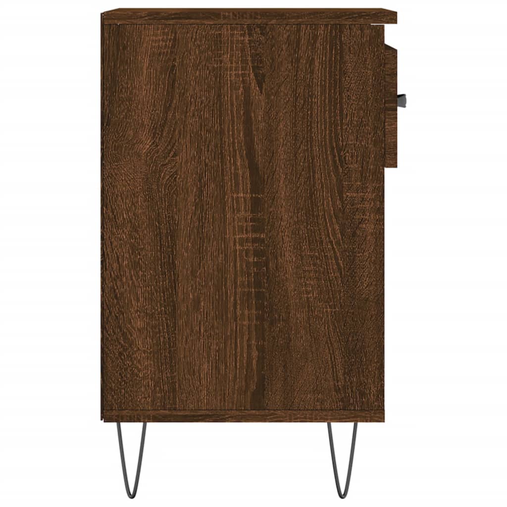 Schoenenkast 102X36X60 Cm Bewerkt Hout Bruin Eikenkleur