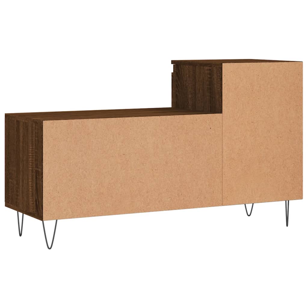 Schoenenkast 102X36X60 Cm Bewerkt Hout Bruin Eikenkleur