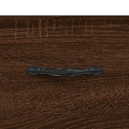 Schoenenkast 102X36X60 Cm Bewerkt Hout Bruin Eikenkleur