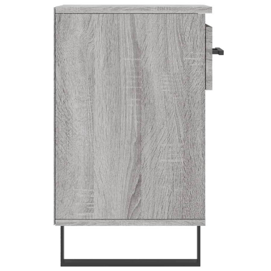 Schoenenkast 102X36X60 Cm Bewerkt Hout Sonoma Grijs