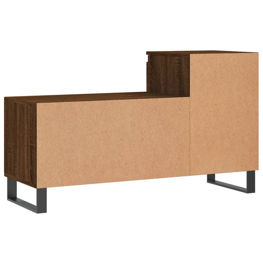 Schoenenkast 02X36X60 Cm Bewerkt Hout Bruin Eikenkleur Bruineiken