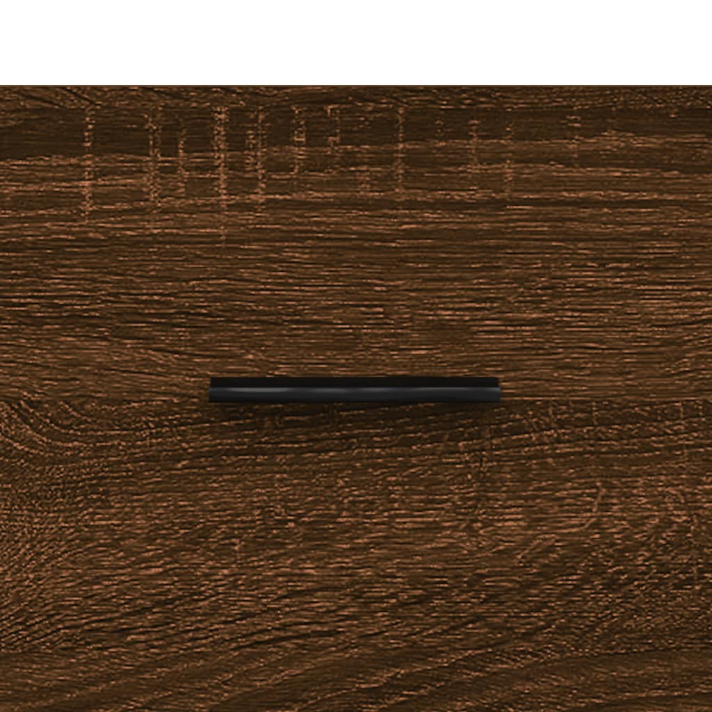 Schoenenkast 02X36X60 Cm Bewerkt Hout Bruin Eikenkleur Bruineiken