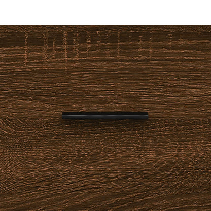 Schoenenkast 02X36X60 Cm Bewerkt Hout Bruin Eikenkleur Bruineiken