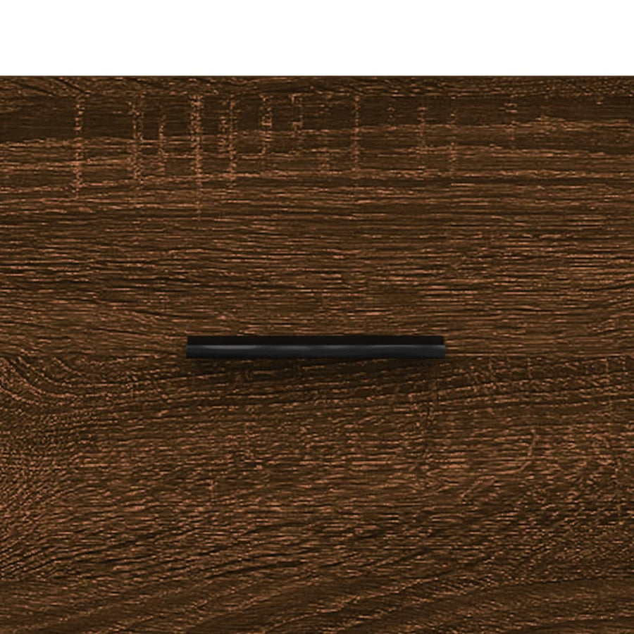 Schoenenkast 02X36X60 Cm Bewerkt Hout Bruin Eikenkleur Bruineiken