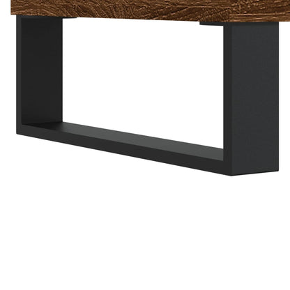 Schoenenkast 02X36X60 Cm Bewerkt Hout Bruin Eikenkleur Bruineiken