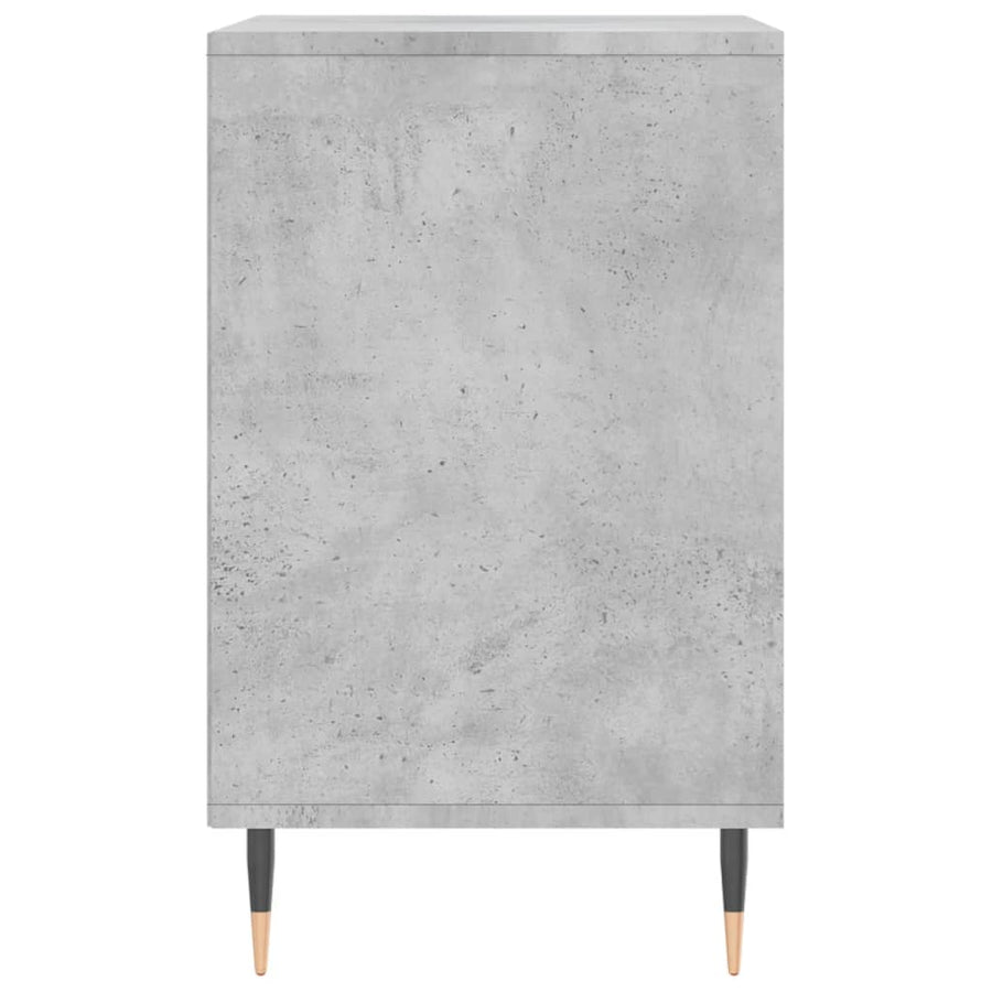 Schoenenkast 102X36X60 Cm Bewerkt Hout Betongrijs