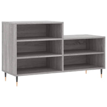 Schoenenkast 102X36X60 Cm Bewerkt Hout Sonoma Grijs