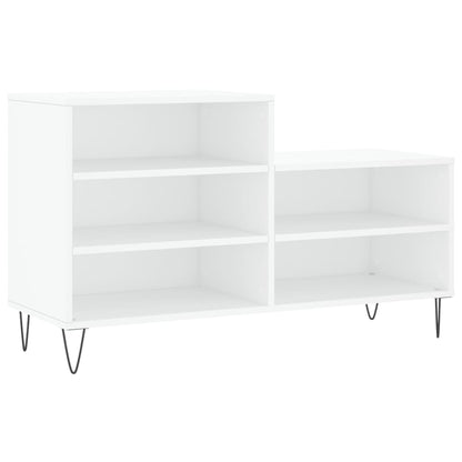 Schoenenkast 02X36X60 Cm Bewerkt Hout Wit