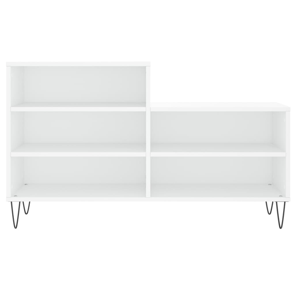 Schoenenkast 02X36X60 Cm Bewerkt Hout Wit