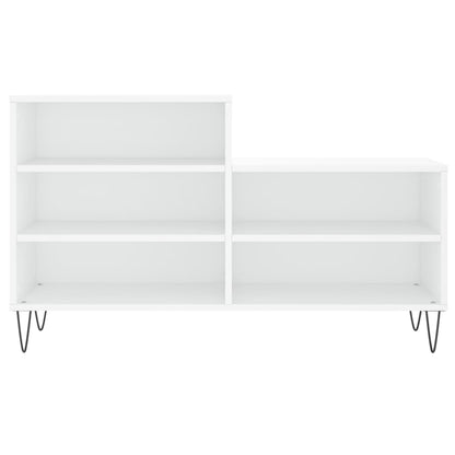Schoenenkast 02X36X60 Cm Bewerkt Hout Wit