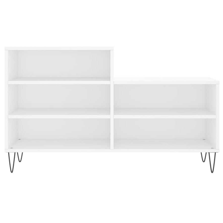 Schoenenkast 02X36X60 Cm Bewerkt Hout Wit