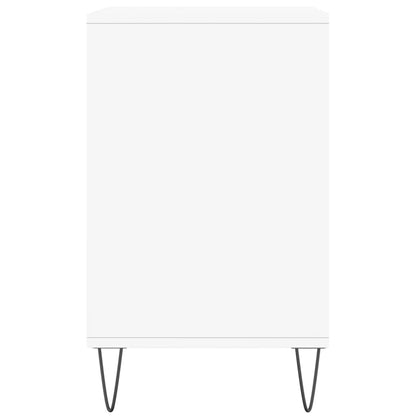 Schoenenkast 02X36X60 Cm Bewerkt Hout Wit