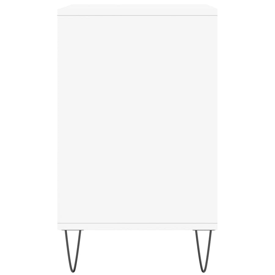 Schoenenkast 02X36X60 Cm Bewerkt Hout Wit