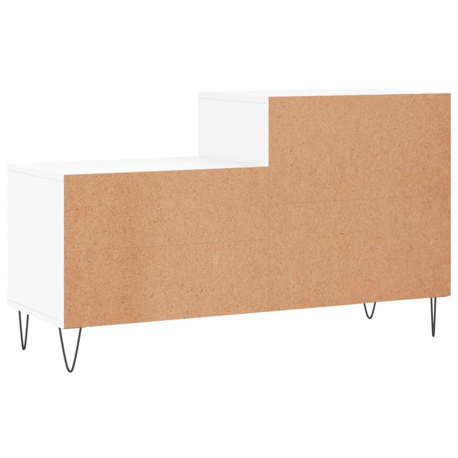 Schoenenkast 02X36X60 Cm Bewerkt Hout Wit