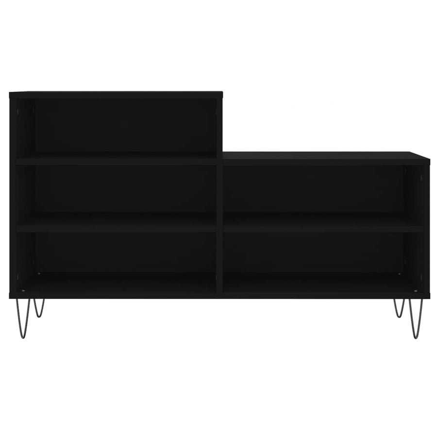 Schoenenkast 102X36X60 Cm Bewerkt Hout Zwart