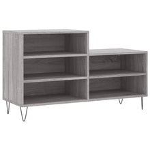 Schoenenkast 102X36X60 Cm Bewerkt Hout Sonoma Grijs