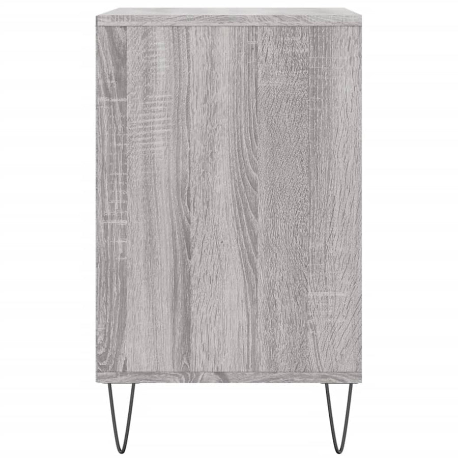 Schoenenkast 102X36X60 Cm Bewerkt Hout Sonoma Grijs