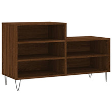 Schoenenkast 02X36X60 Cm Bewerkt Hout Bruin Eikenkleur Bruineiken