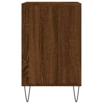 Schoenenkast 02X36X60 Cm Bewerkt Hout Bruin Eikenkleur Bruineiken