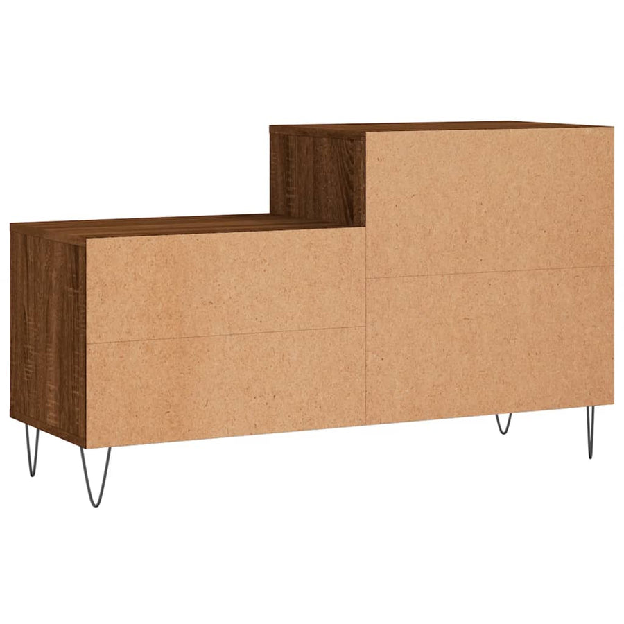 Schoenenkast 02X36X60 Cm Bewerkt Hout Bruin Eikenkleur Bruineiken