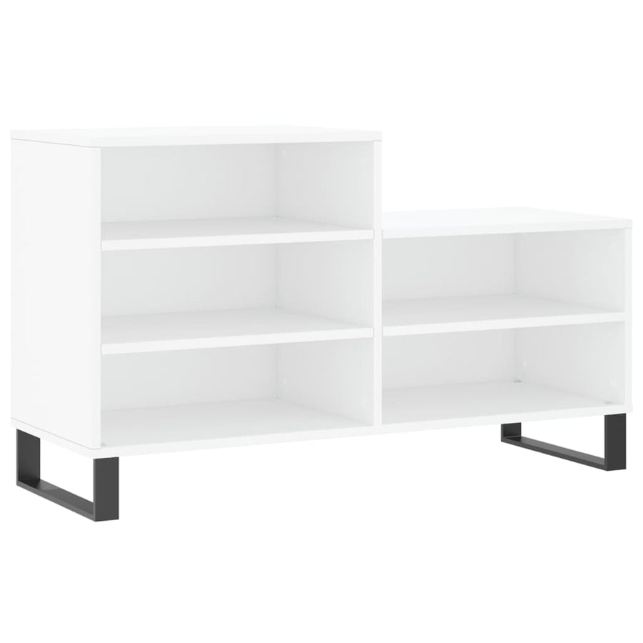 Schoenenkast 102X36X60 Cm Bewerkt Hout Wit